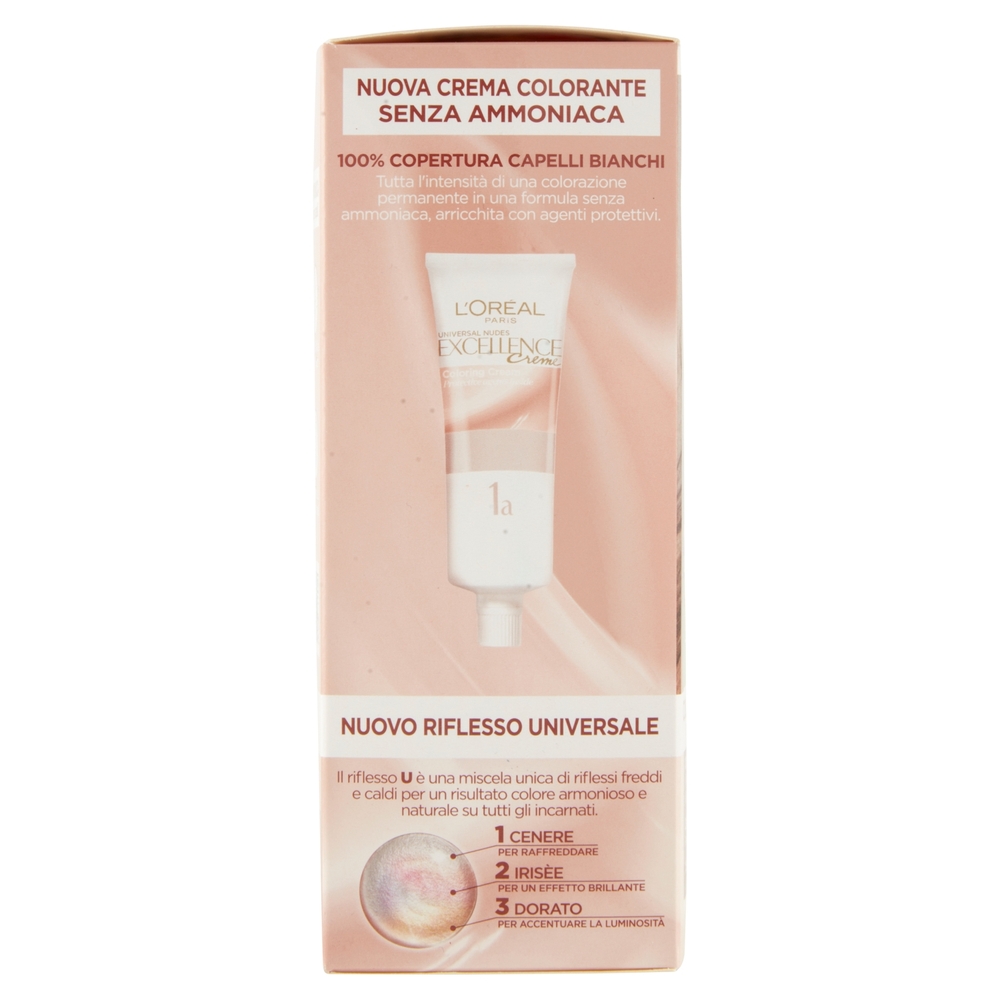 L'Oreal Paris Colorazione permanente senza ammoniaca, Riflesso Universale, Biondo 7U